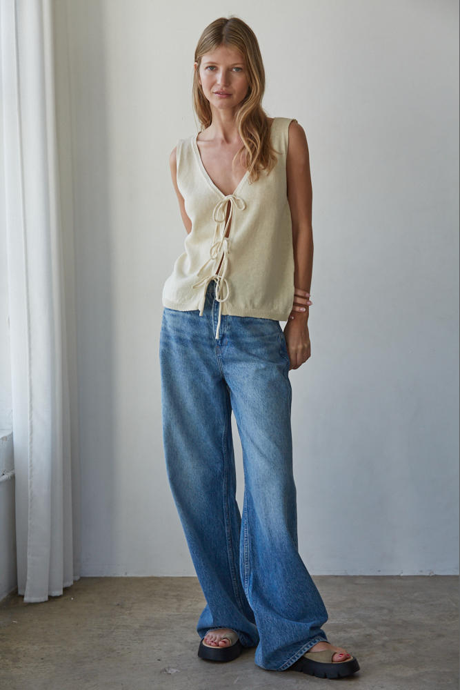 Kaira Tie Front Vest